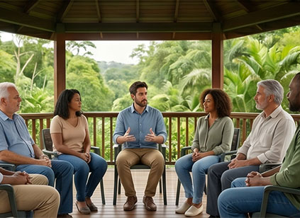 Terapias individuais e em grupo